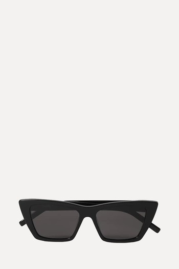 Mica Cat-Eye Acetate Sunglasses from Saint Laurent