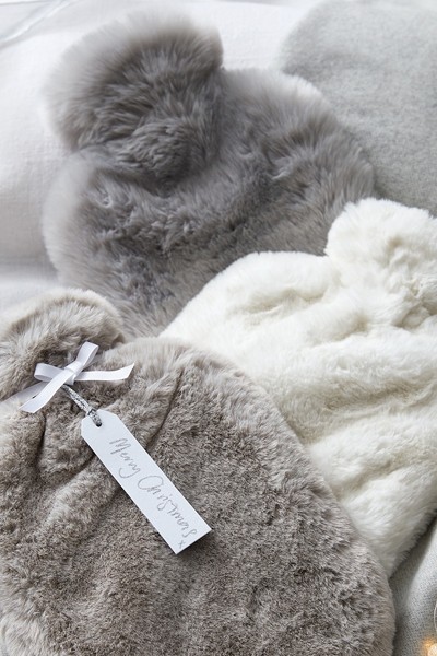 Faux-Fur Hot Water Bottle