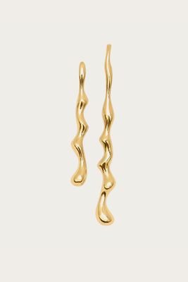 Poem Twin Earrings In Gold Vermeil