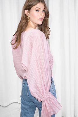Cropped Bell Sleeve Blouse from & Other Stories