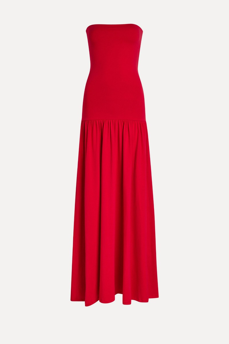 Marciella Strapless Stretch-Cotton Maxi Dress from By Malene Birger