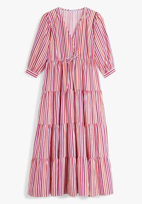 Candy Stripe Maria Dress from Pink City Prints