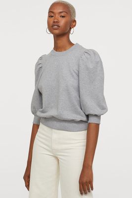 Puff-Sleeved Sweatshirt from H&M
