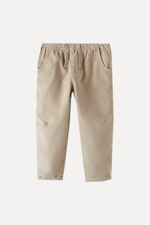 NEEDLECORD CORDUROY TROUSERS from Zara
