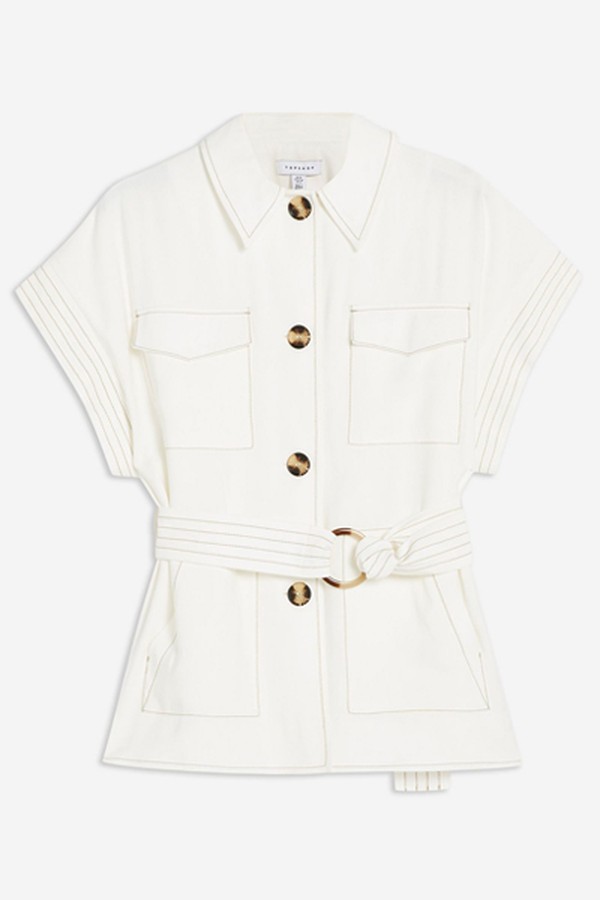 Utility Short Sleeve Blazer