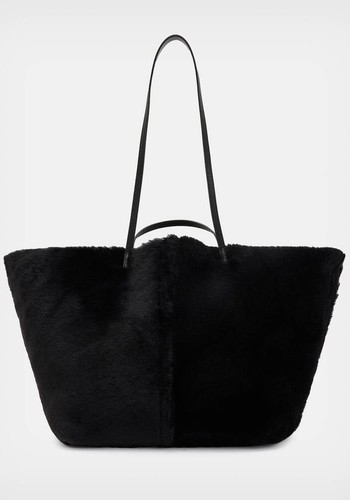 Hannah Shearling Tote Bag