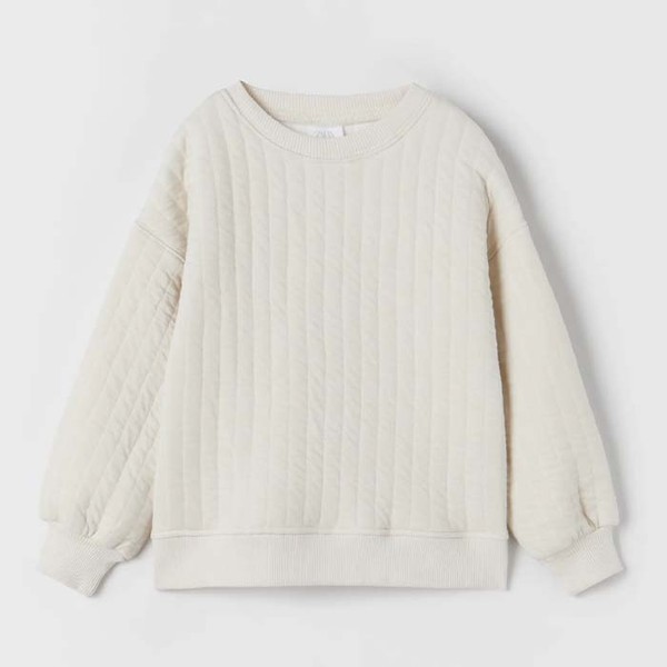 Quilted Sweatshirt