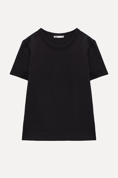 Heavy-Weight Cotton T-Shirt from Zara