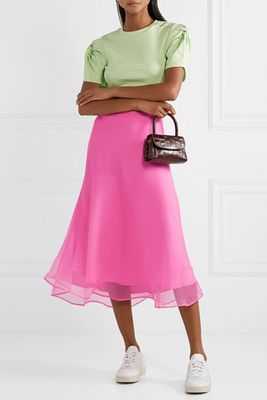 Because We Can Silk-Organza Midi Skirt from Maggie Marilyn