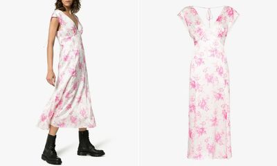 Garden Bouquet Silk Dress from Les Reveries