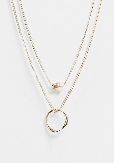 Curve Twisted Necklace from Asos Design