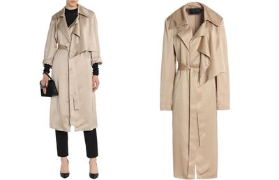 Satin Trench Coat  from Calvin Klein Collection