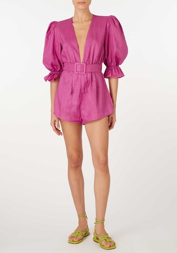 Solid Belted Playsuit, £405 | Adriana Degreas