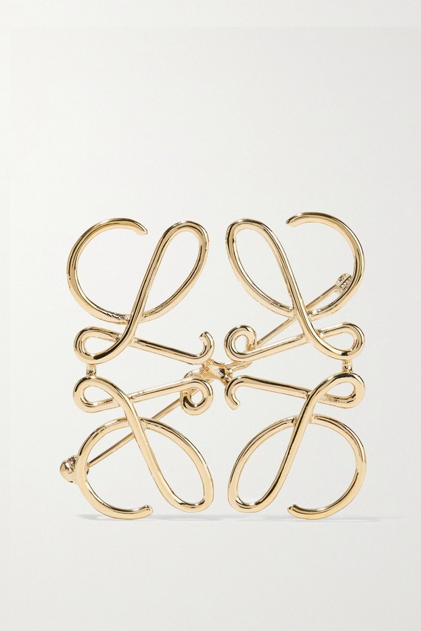 Gold-Tone Brooch from Loewe