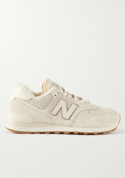 574 Fleece-Lined Suede Sneakers from New Balance