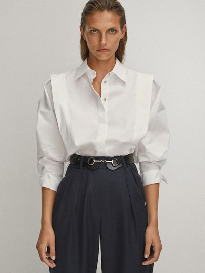 Plain Poplin Shirt