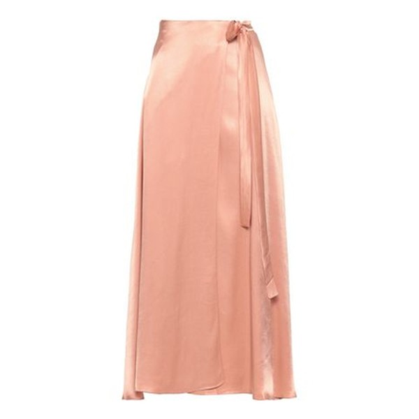 Crepe-Satin Maxi Wrap Skirt from Les Heroines