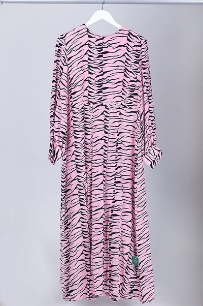 Pink Tiger Print Maxi Dress from Rixo