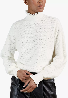 Yolliey Ruffle Neck Jumper, from Ted Baker