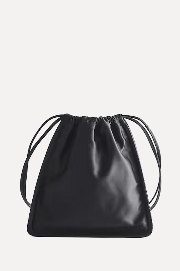 Satin Draw Cord Shoulder Bag from & Other Stories 