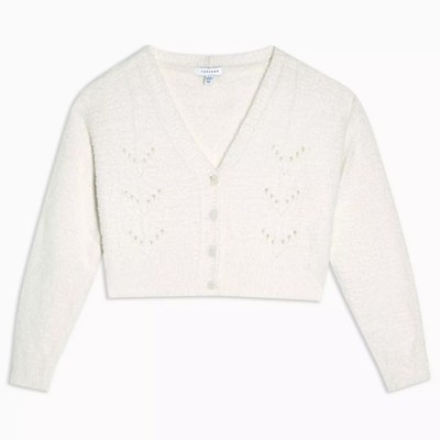 Ivory Fluffy Cardigan