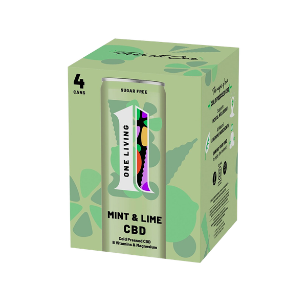 Lime & Mint CBD Drinks from One Living