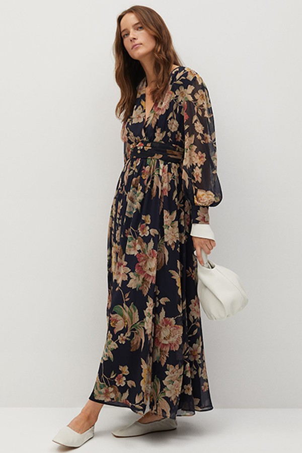 Printed Long Dress