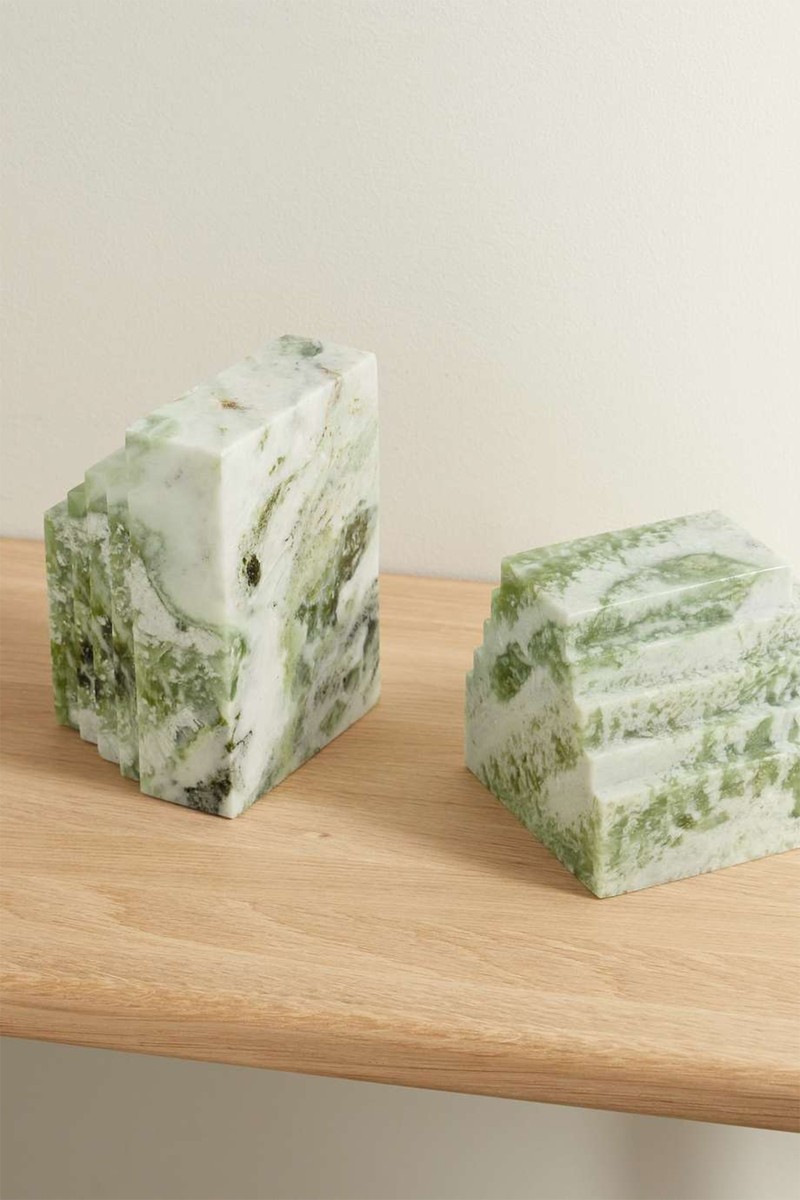 Lola Marble Bookends, £195 | Soho Home