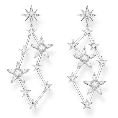 Earrings Stars Silver