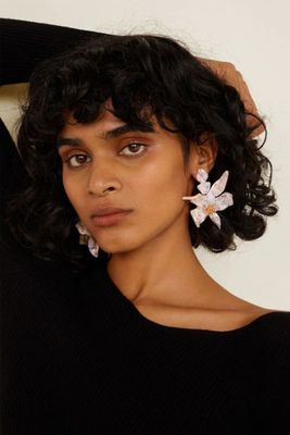 Floral Earrings from Mango