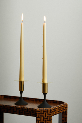 Brass Candlestick Holder - Set of 2 from Carl Auböck 