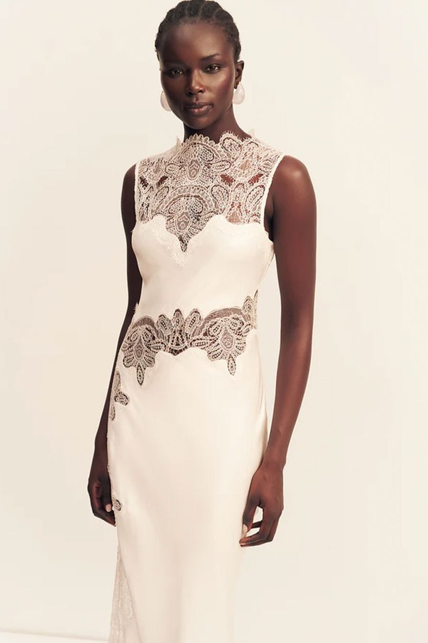 Stratus Lace High Neck Maxi Dress  from Shona Joy