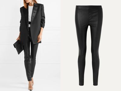 Stretch-Leather Leggings from Helmut Lang