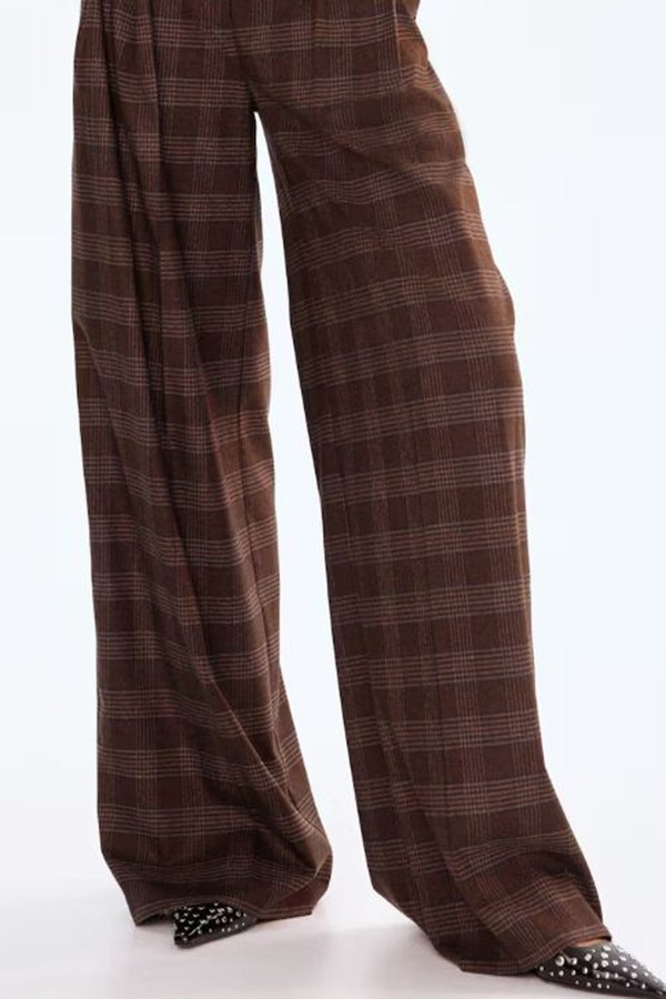 x from Wide Tailored trousers, £29.99 | H&M