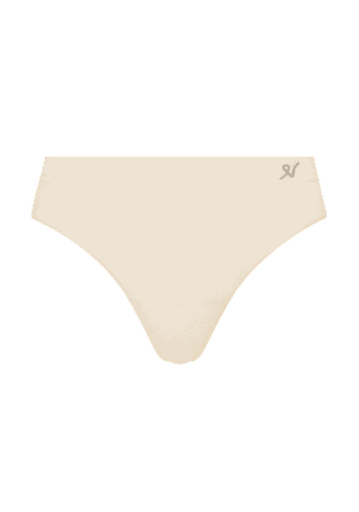 The Tencel High Leg Brief, White Sand 