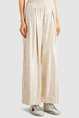 Silk-Blend Palazzo Pants from Layeur