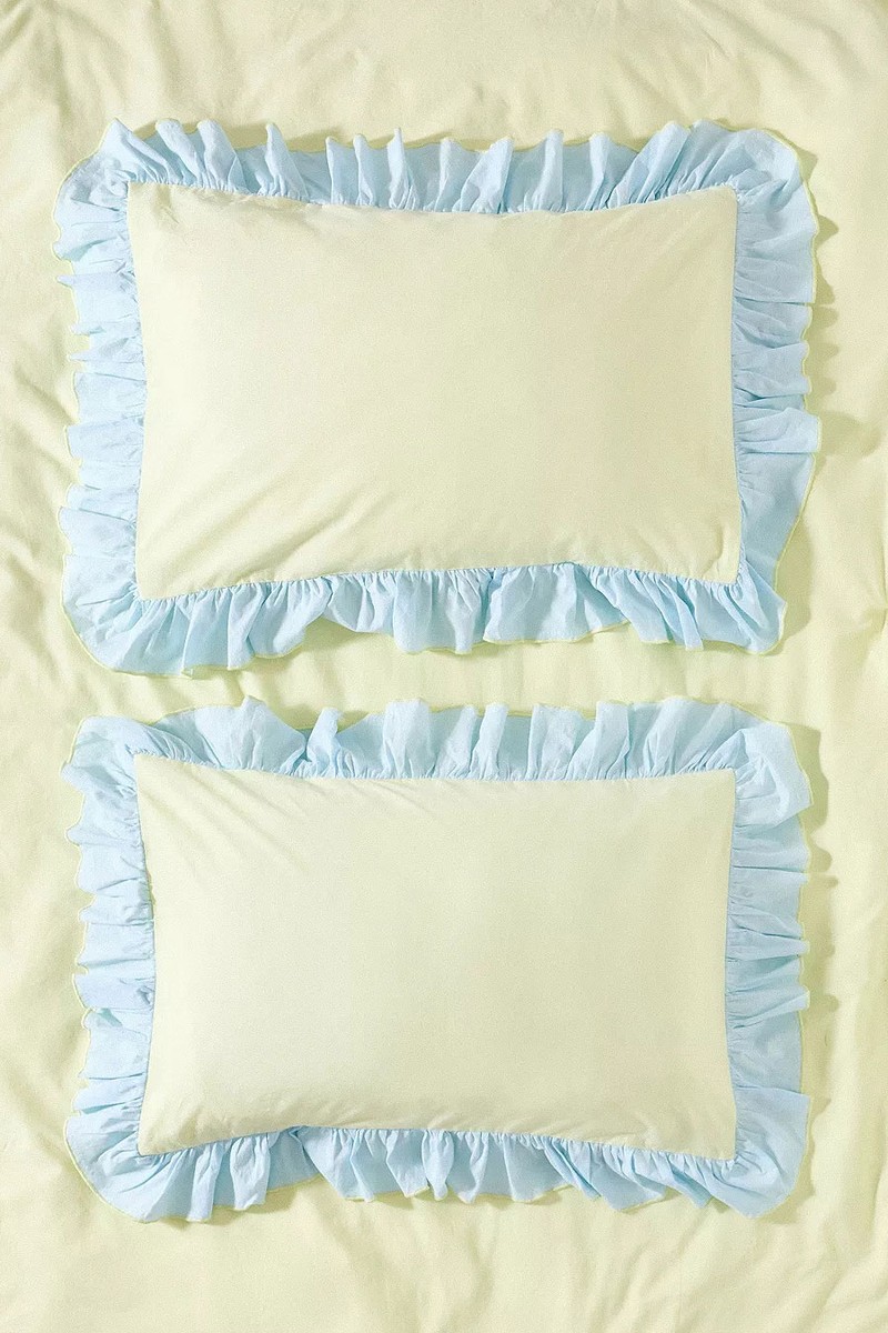 Buttermilk Ruffle Duvet Set from Urban Outfitters