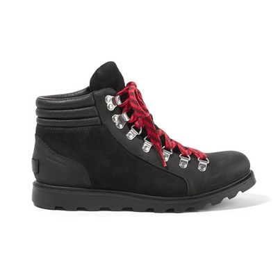 Ainsley Conquest Waterproof Leather & Suede Ankle Boots from Sorel