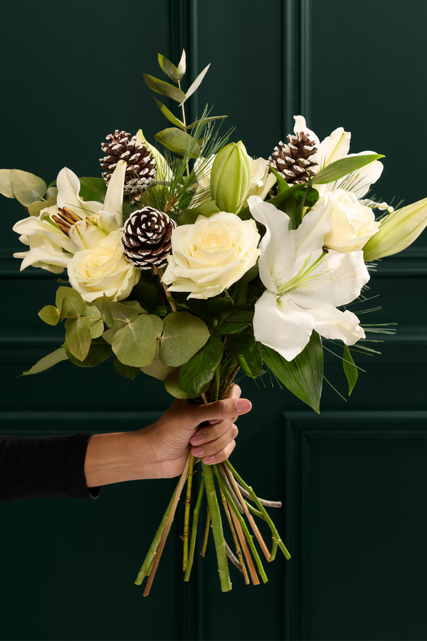 Festive Avalanche™ Rose & Lily Bouquet from  Marks & Spencer 