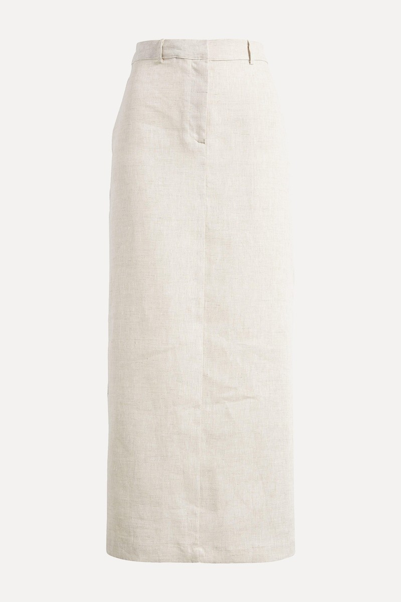 Gia Linen Midi Skirt from Reformation