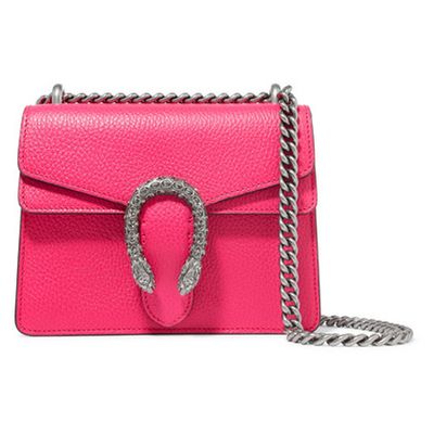 Mini Textured Leather Shoulder Bag from Gucci