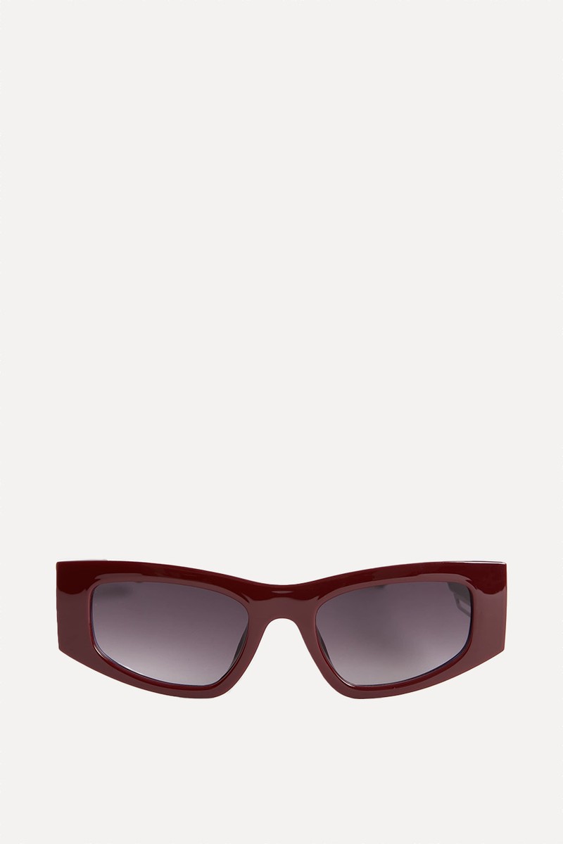 Angular Cat Eye Sunglasses