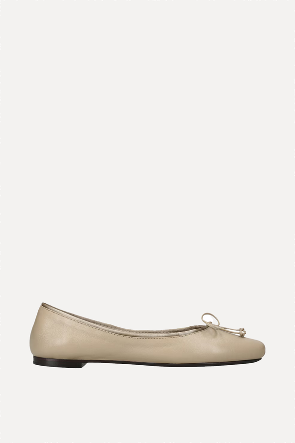 Leather Charlotte Ballet Flats from Khaite