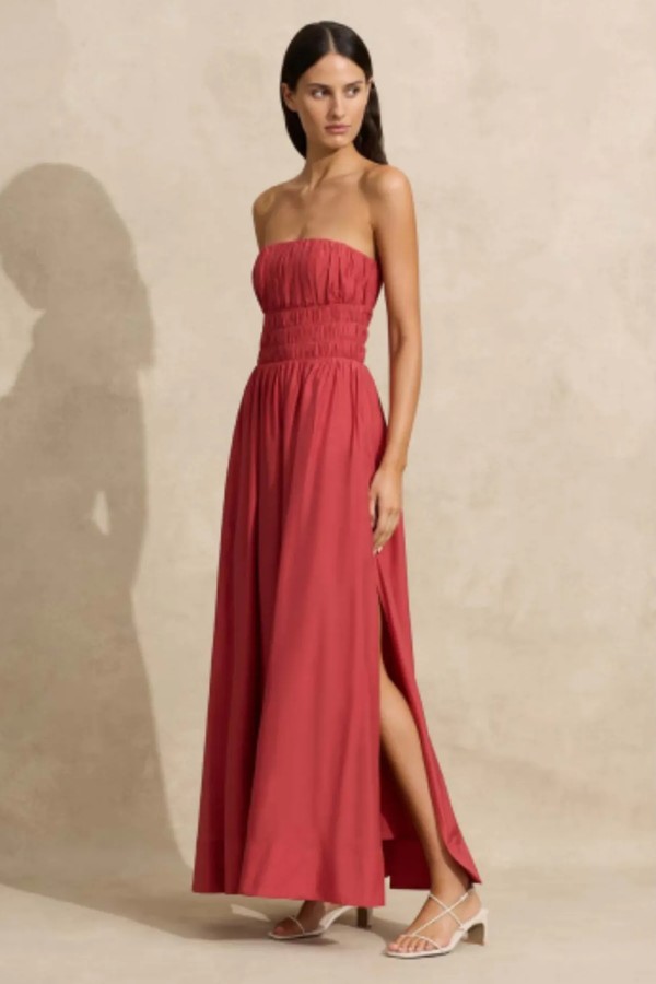 Strapless Maxi Dress from Peony Swimwear