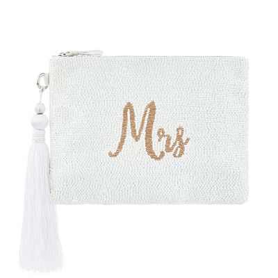 Marnie Mrs Embellished Bridal Pouch from Monsoon