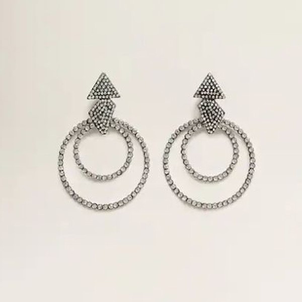 Rhinestone Crystal Earring from Mango