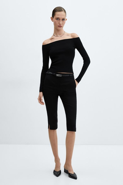 Belted Capri Trousers  from Mango