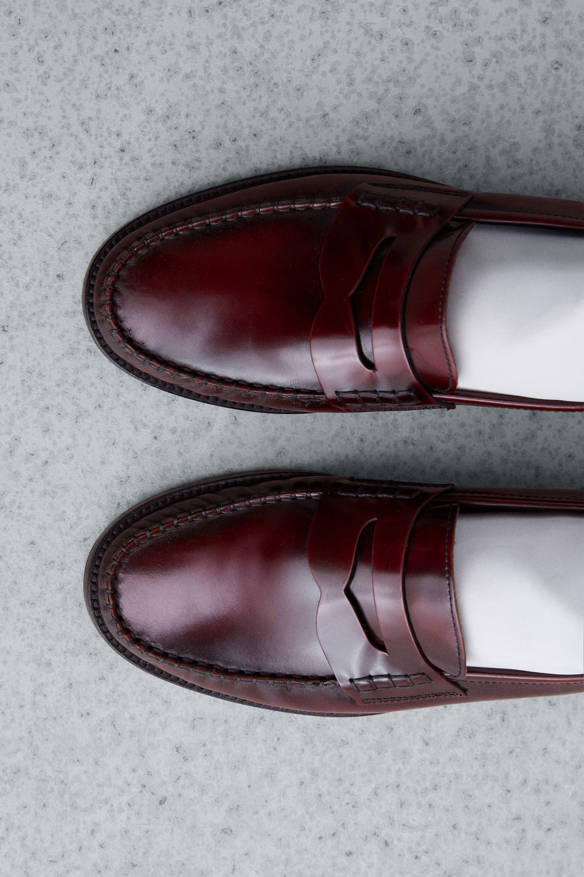 Leather Loafers from Mango