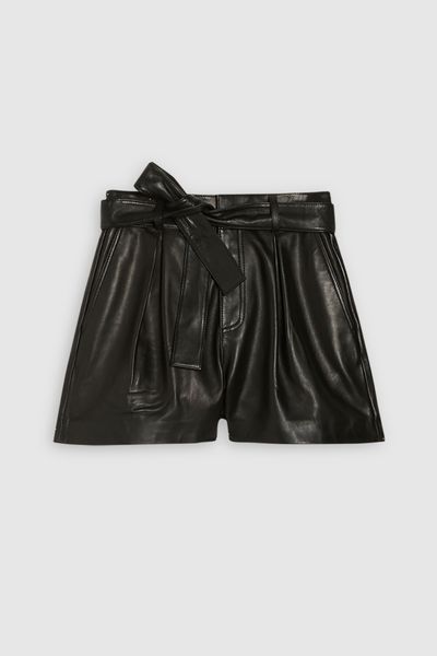 Black Leather Shorts from Claudie Pierlot