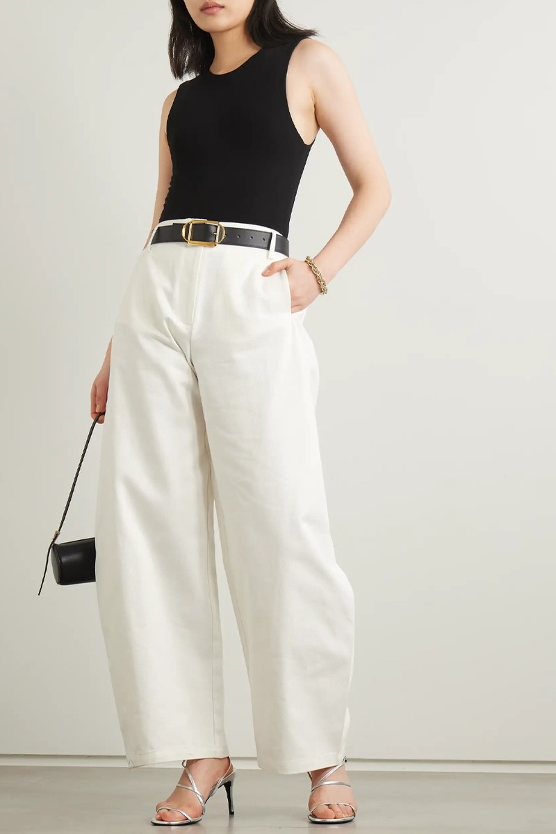 Meki Cocoon High-Rise Barrel-Leg Jeans from Esse Studios